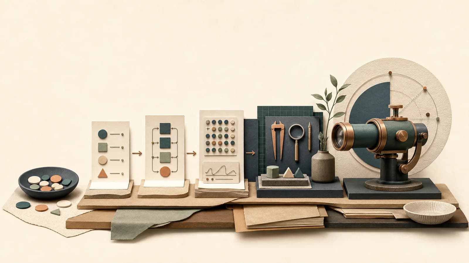 An apprenticeship workbench transforming simple tokens into an engineering instrument